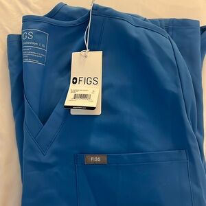 FIGS Capri Blue Catarina-  One Pocket Scrub Top